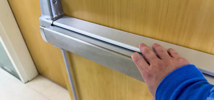 Installing a Push Bar on a Door Dyersburg